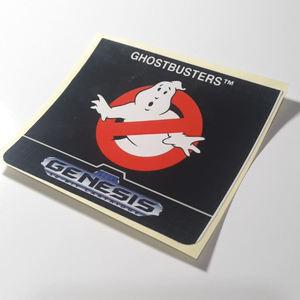 Jual Kaset Sega Mega Drive 2 16 Bit Ghostbusters Game Label Judul ...