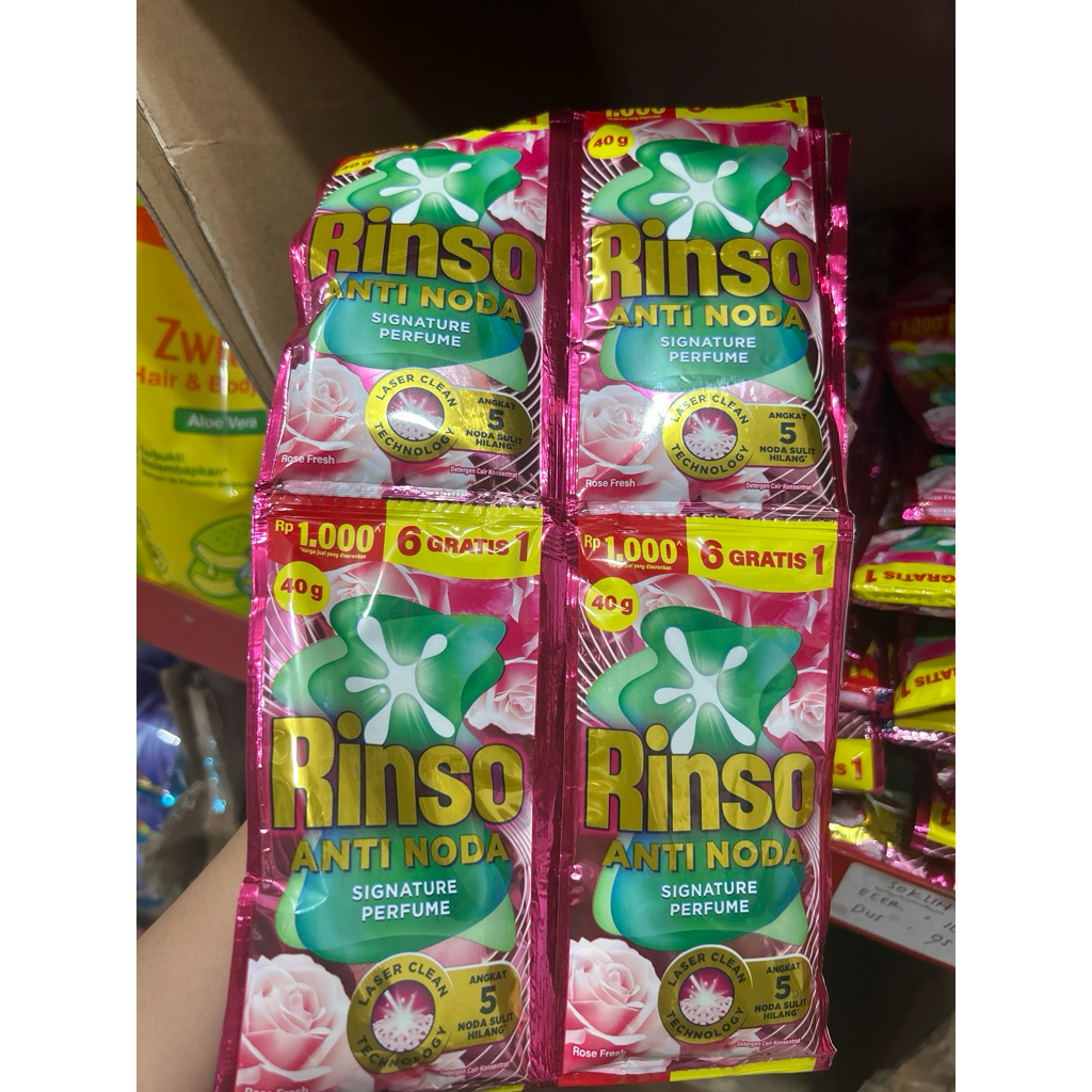 Jual Rinso Cair Renceng 38ml isi 12 pcs | Shopee Indonesia