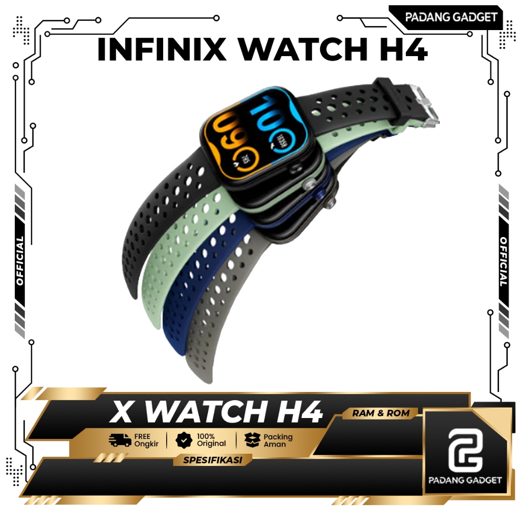 Jual Infinix X Watch H4 Smartwatch Original Jam Tangan Pintar Layar 2 ...