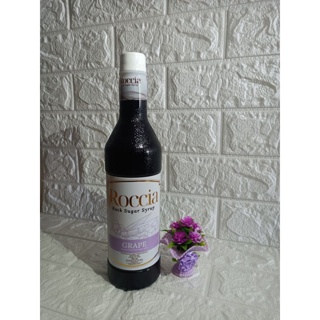 Jual Minuman sirup ROCCIA rock syrup sugar Grape 760ml | Shopee Indonesia