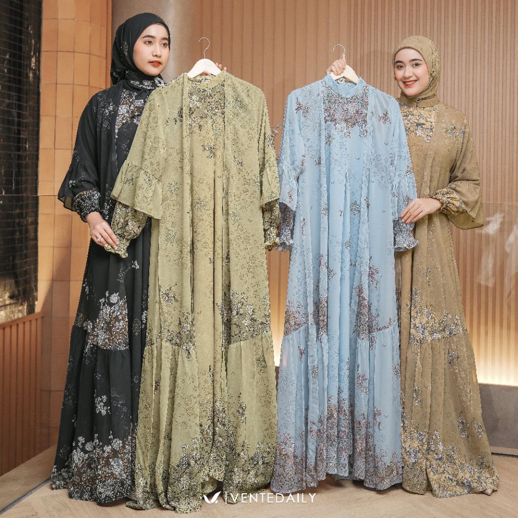 Jual UMAIZA OUTER SET HIJAB BY VENTE DAILY SET GAMIS INNER OUTER SET ...