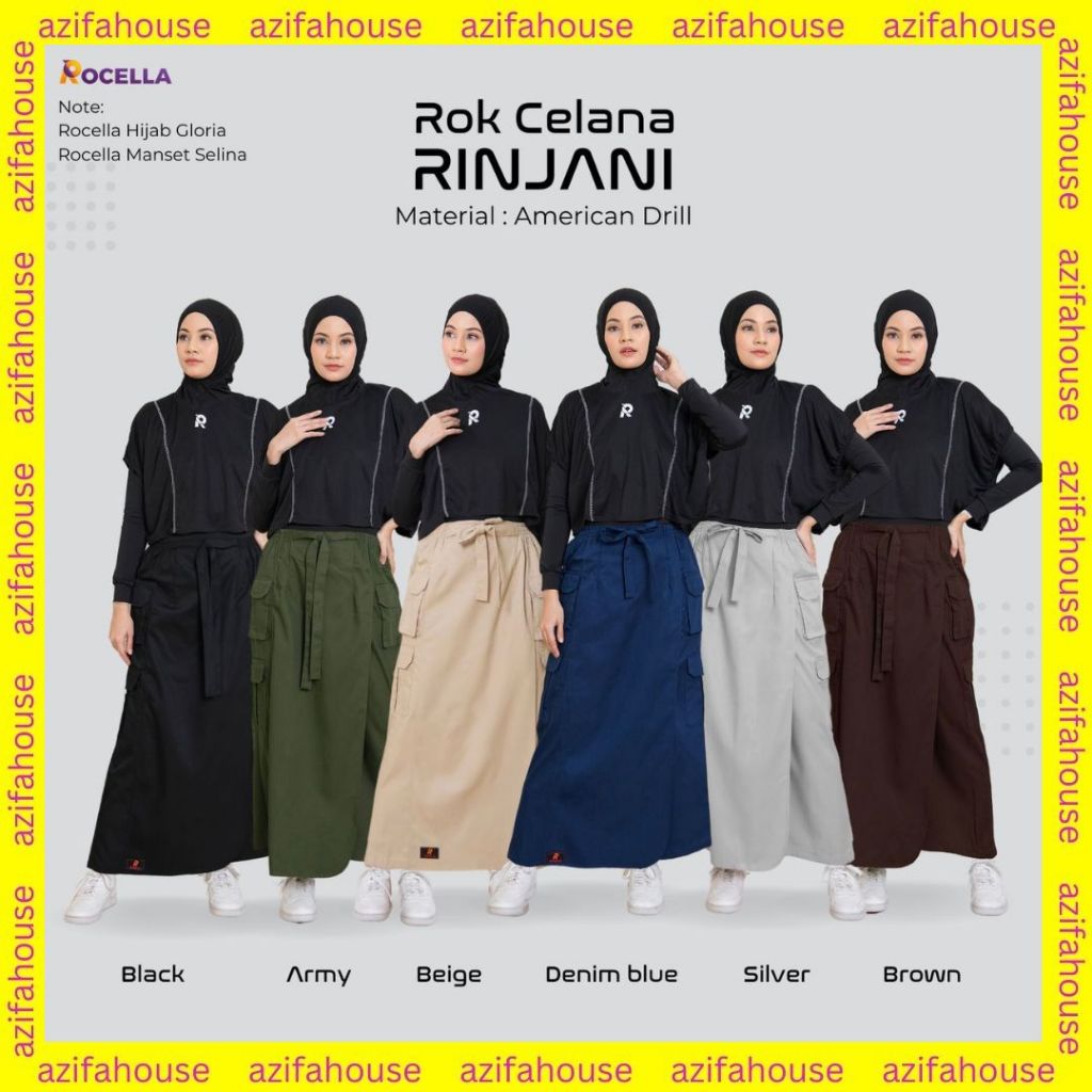 Jual ROCELLA ROK CELANA RINJANI - OK CELANA MUSLIMAH - ROK OLAHRAGA ...