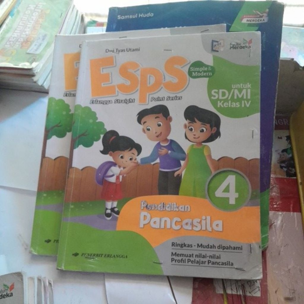 Jual BUKU ESPS PENDIDIKAN PANCASILA UNTUK SD KELAS 4 KURIKULUM MERDEKA ...