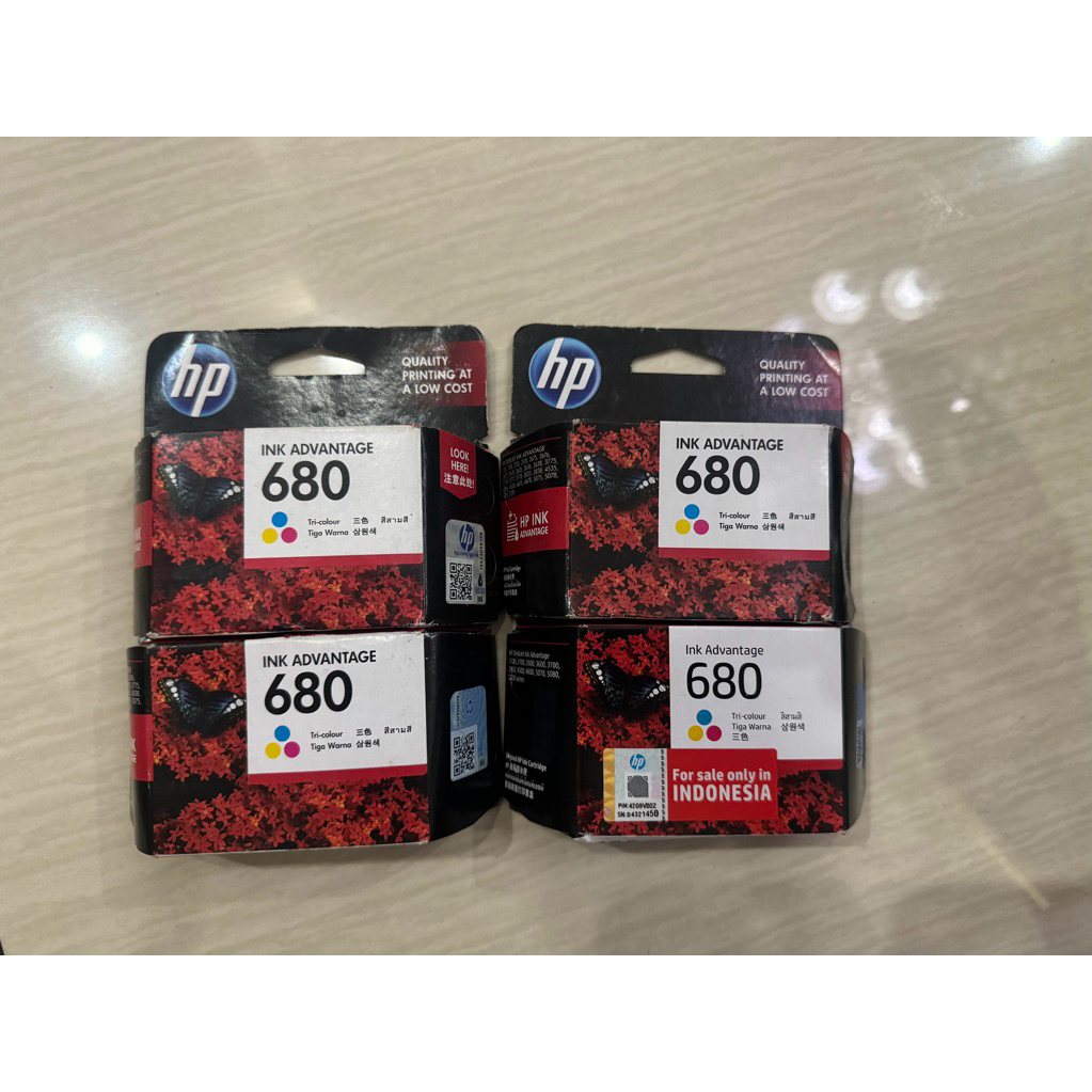 Jual Tinta Cartridge HP 680 Warna/Color Original | Shopee Indonesia