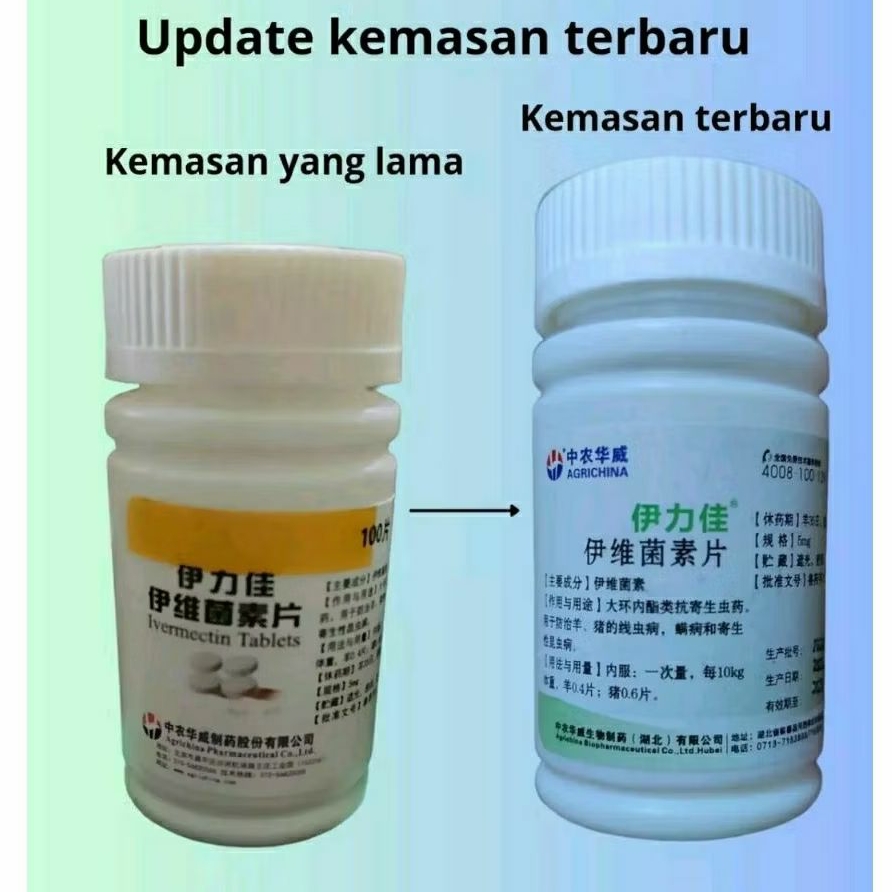 Jual ECER tablet mectin ivermectin invermectine 5 mg eceran original ...