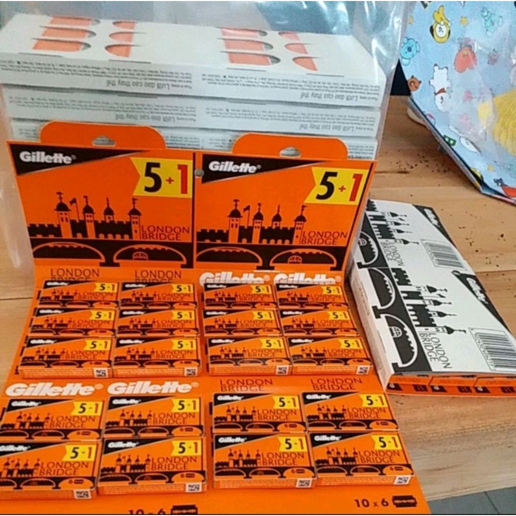 Jual Silet london bridge tajam original isi 5+1 kerik jenggot razor ...