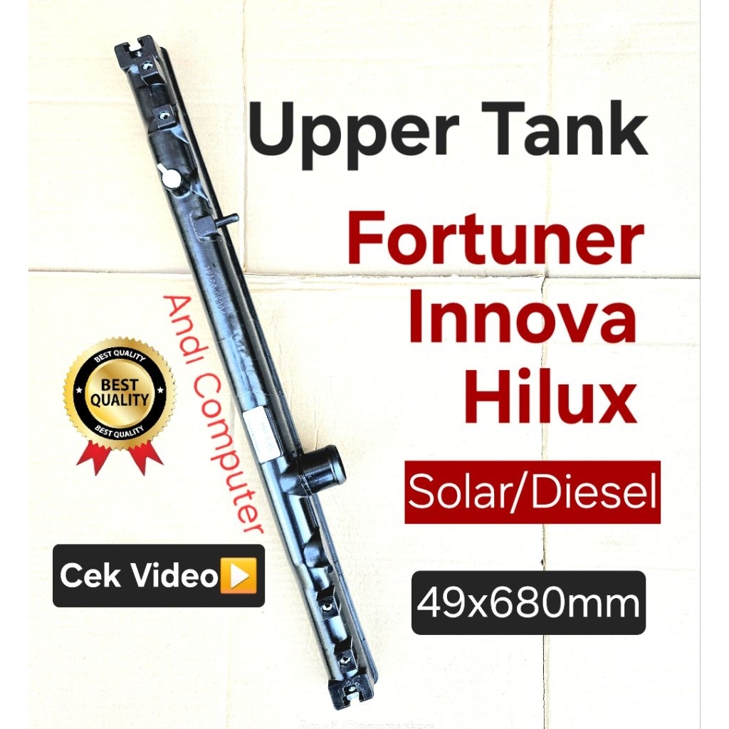 Jual Upper Tank Radiator Innova Fortuner Hilux Solar Disel | Shopee ...