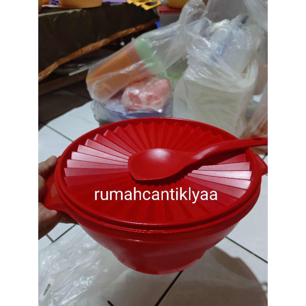 Jual large rice bowl tupperware/ bakul nasi tupperware | Shopee Indonesia