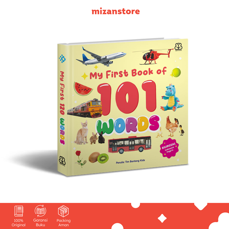 Jual [Mizan] My First Book of 101 Words - Bilingual : Bahasa Indonesia ...