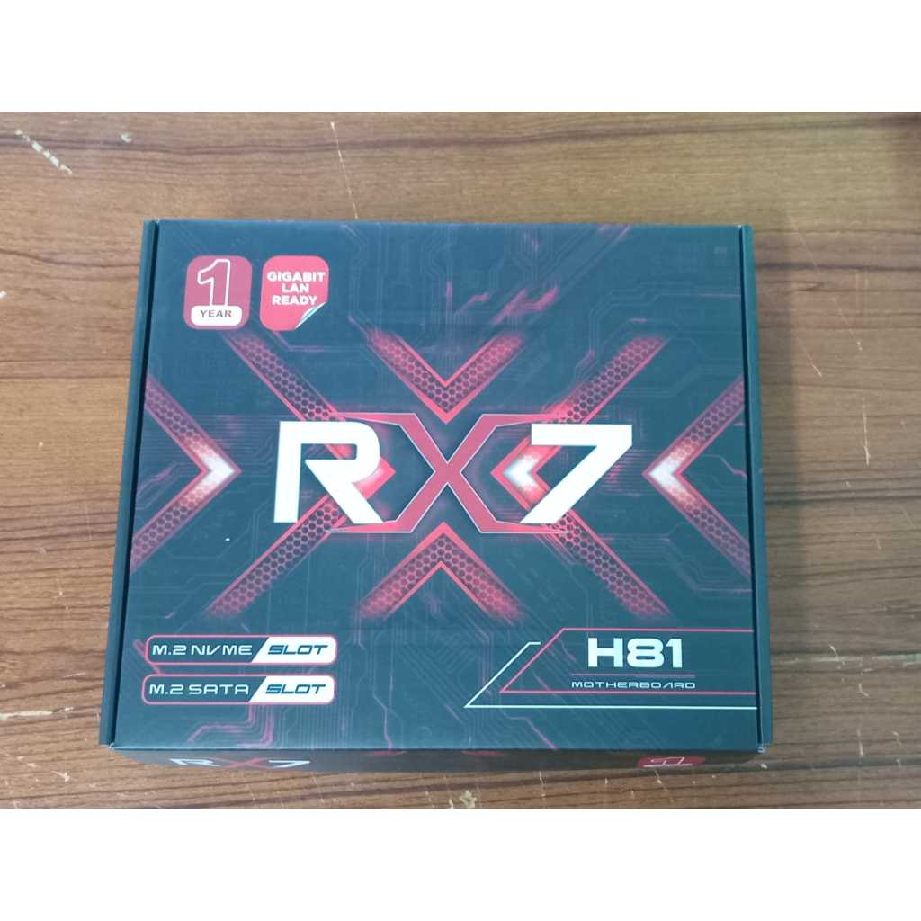 Jual MOTHERBOARD RX7 H81 LGA 1150 DDR3 MAINBOARD H81 SUPPORT NVME ...