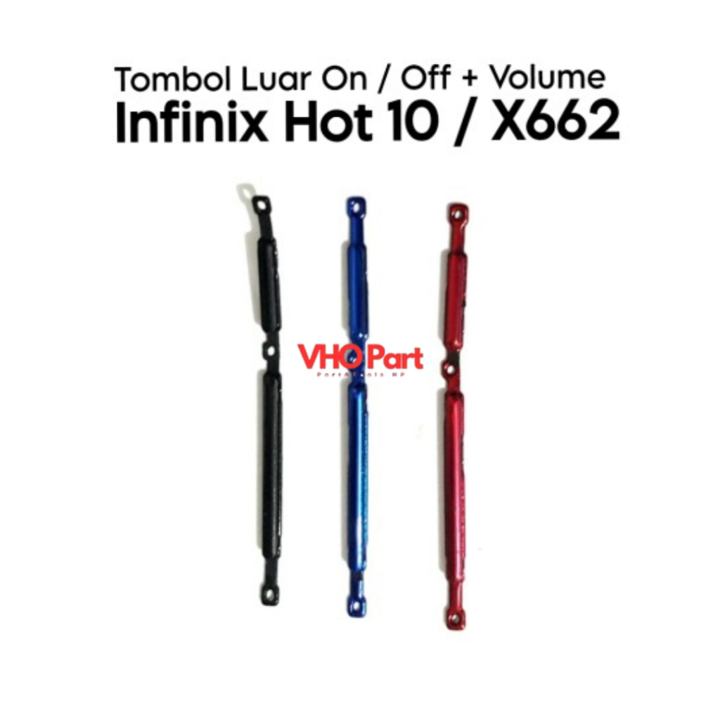 Jual 1 Set Tombol Luar Power On Off + Volume Infinix Hot 11 / X662 ...
