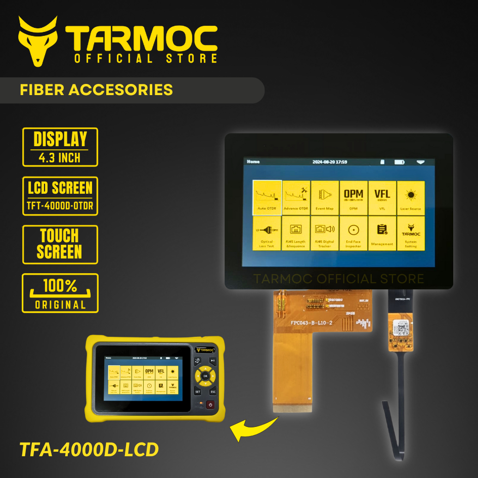 Jual Tarmoc TFA-4000D-TS-LCD | LCD Screen TFT-4000D-OTDR | Layar LCD ...