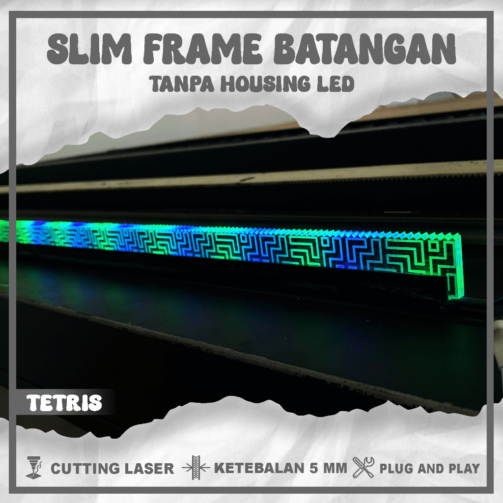 Jual Slimframe Akrilik / Akrilik Slimframe frame Batangan 5mm Akrilik ...