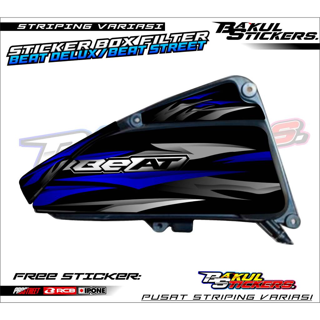 Jual STICKER BOX FILTER BEAT DELUXE STREET - CORCORAN STYLE / STRIPING ...