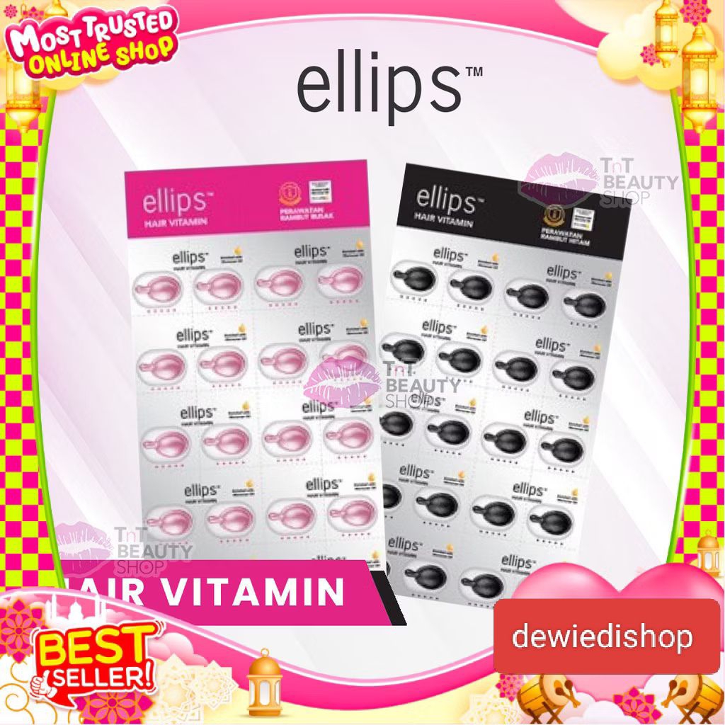 Jual Ellips Hair Vitamin Blister isi 20 Nutrisi Rambut | Shopee Indonesia
