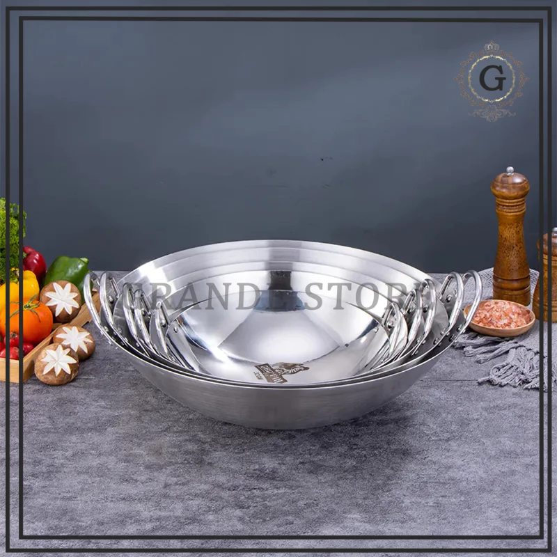 Wajan Stainless Steel Tebal Anti Lengket Promo
