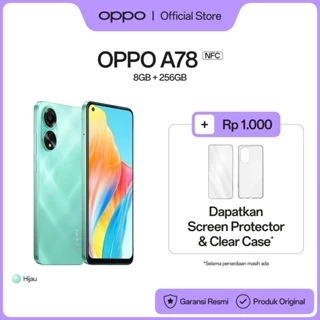 OPPO A78 4G 8GB(+8GB)/256GB (67W SUPERVOOC, AMOLED FHD+, DUAL STEREO SPEAKERS)