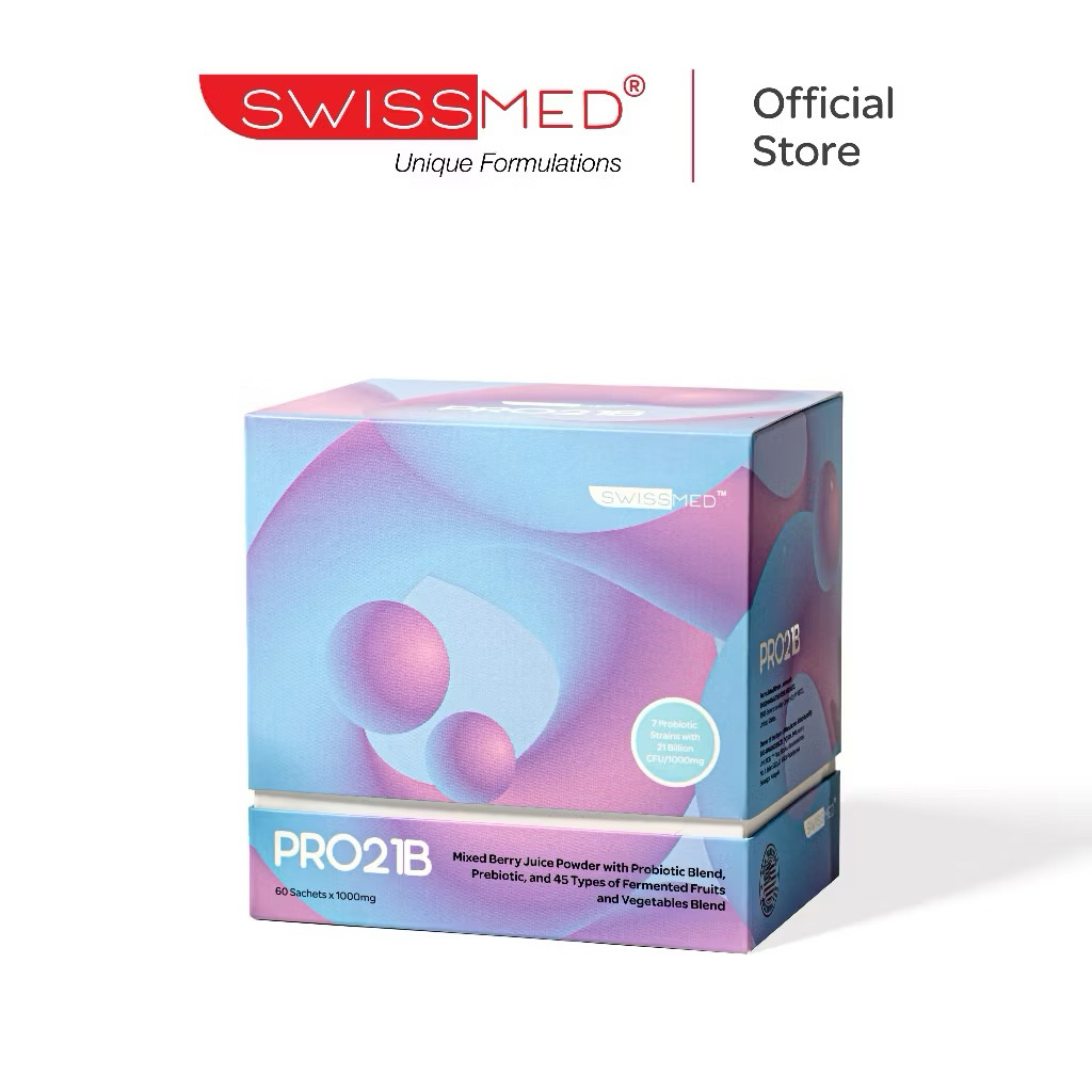 Jual Swissmed™ PRO21B 21 Billion CFU Probiotics (60's) | Shopee Indonesia