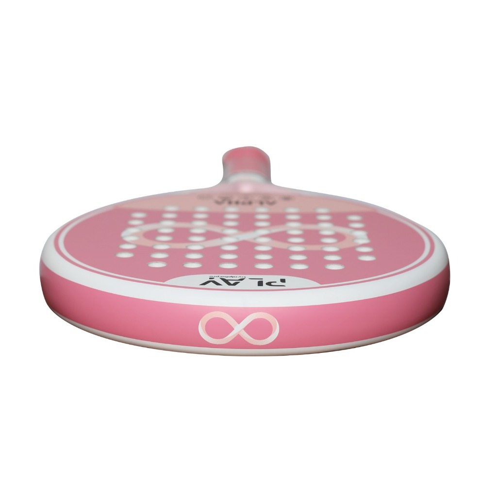 Jual Raket Padel ALPHA Play 350-380g Pink White | Shopee Indonesia