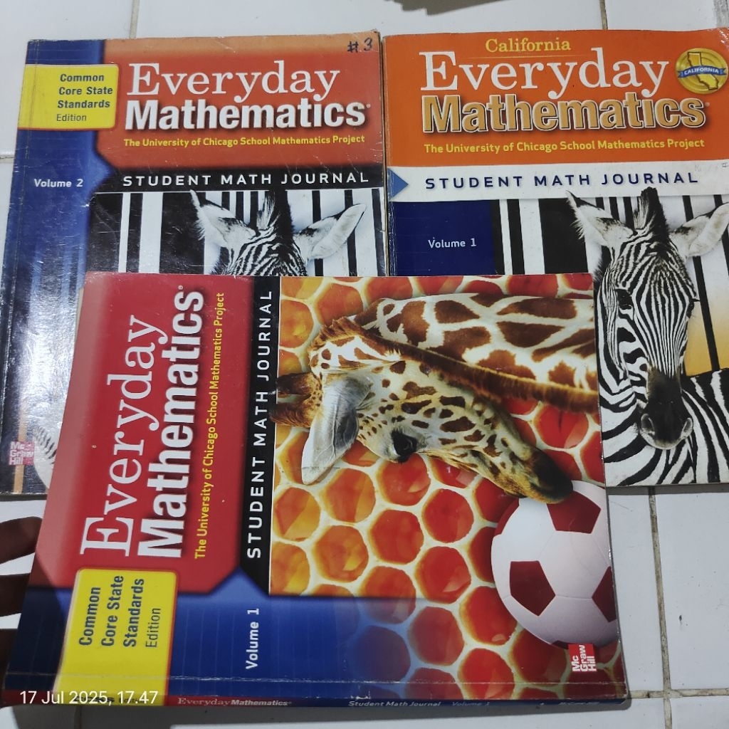 Jual BUKU EVERYDAY MATHEMATICS VOLUME 1 STUDENT MATH JOURNAL ORIGINAL ...