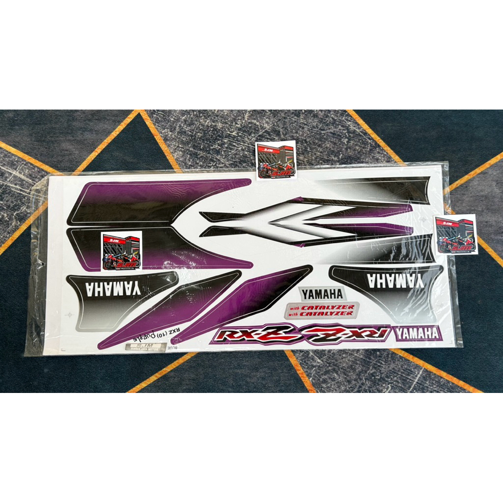 Jual STIKER BODI RX-Z BARU. STRIPING BODY YAMAHA RXZ CATALYZER WARNA ...