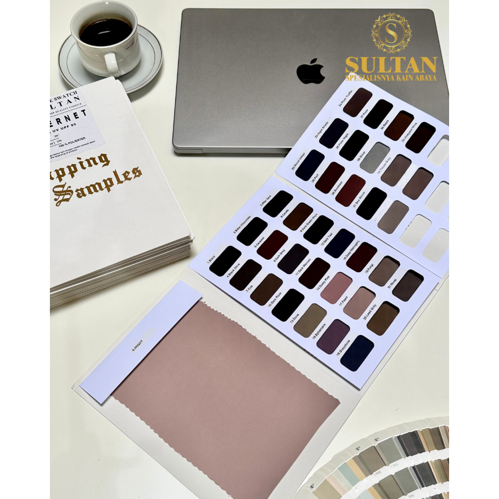 Jual Buku Katalog Sampel Warna Kain Sultan- Color Guide Swatch | Shopee ...