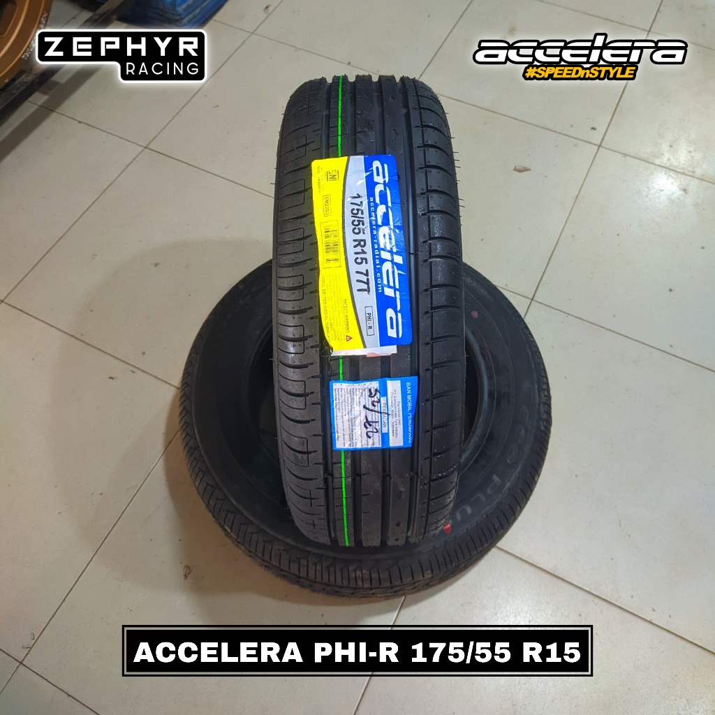 Jual BAN MOBIL R15 175/55 MERK ACCELERA TIPE PHI-R BAN TUBLES RING 15 ...