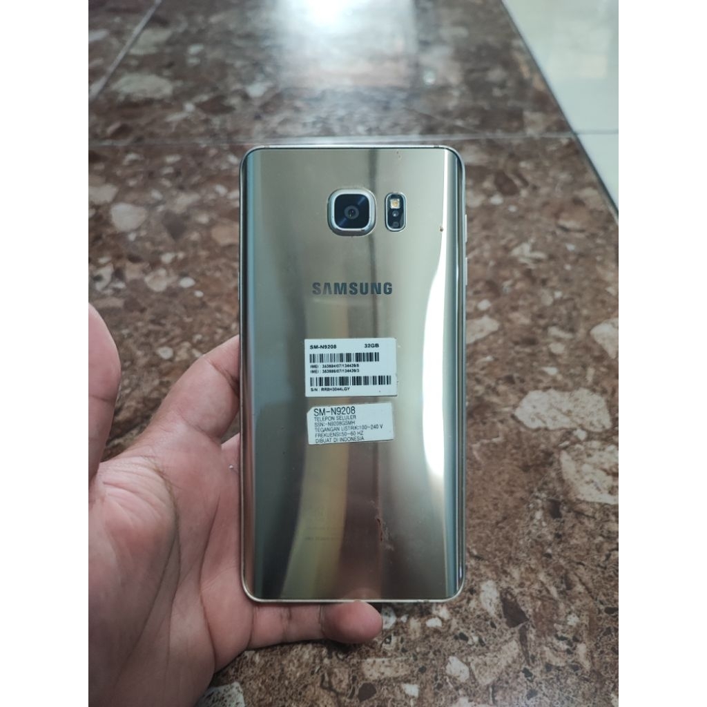 Jual HANDPHONE SAMSUNG ORIGINAL NOTE 5 - MESIN NORMAL - TESTED - MINUS ...