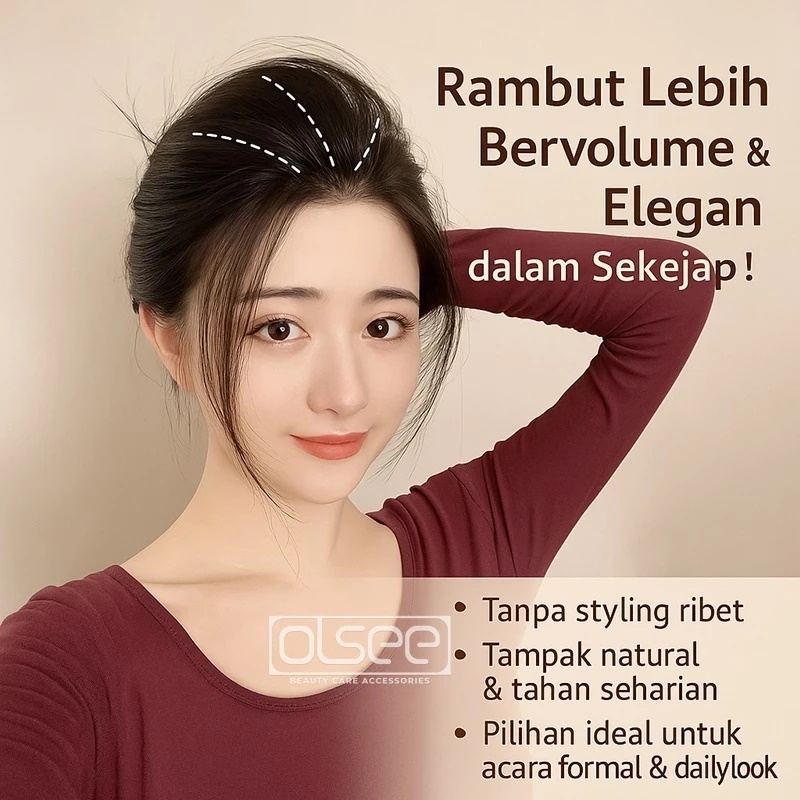Jual OLSEE - Penambah Volume Rambut Sirkam Sisir Sasakan Peninggi ...