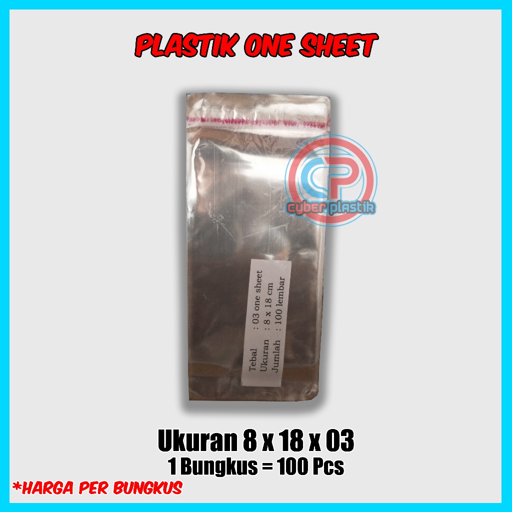 Jual Plastik Risol OPP bening one sheet isi 100 lembar | Shopee Indonesia