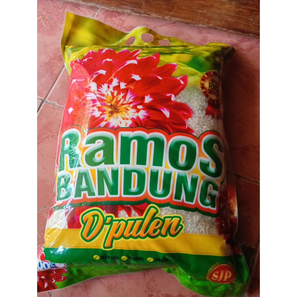 Jual Kimios - Beras Ramos Bandung 5kg Putih Pulen Bersih | Shopee Indonesia