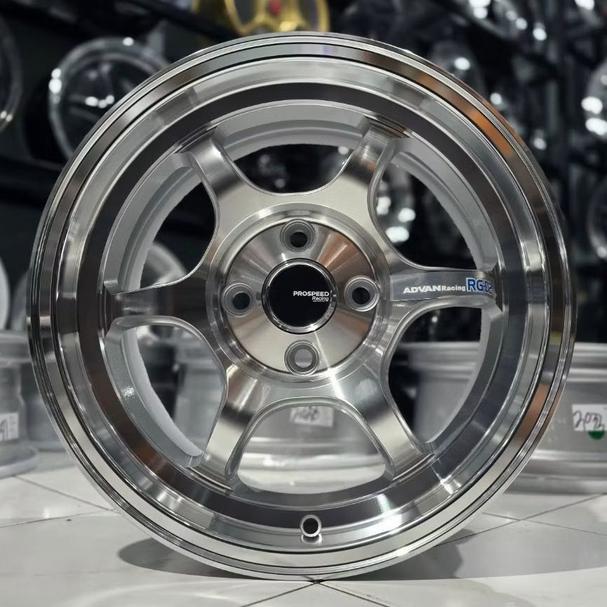 Jual velg racing r15 ADVAN RG D2 LEBAR 6,5 PCD 4X100 velg mobil ring 15 ...