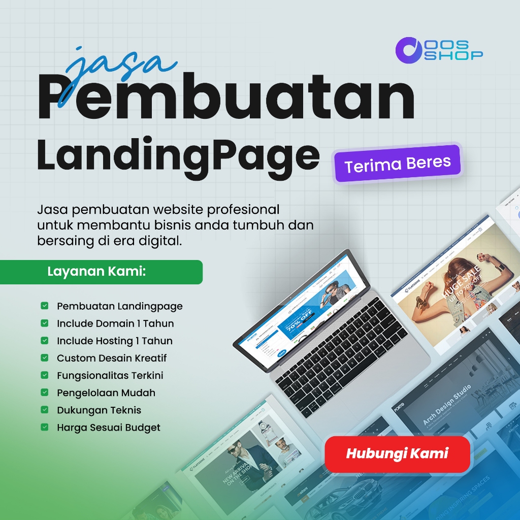 Jasa Pembuatan LandingPage Website Profesional Terima Beres
