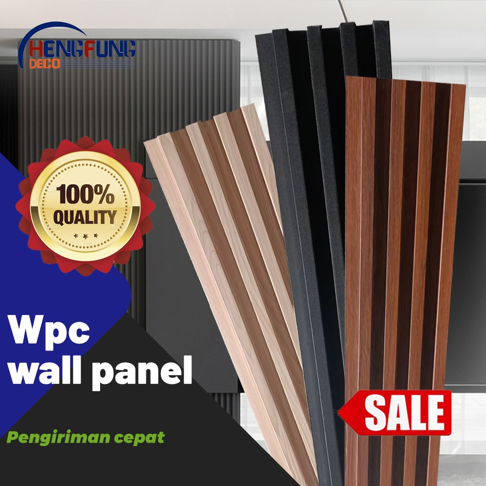 Jual [2.95 meter x 16 cm]WPC Wall Panel PVC/Papan Dinding WPC/Tahan Air ...
