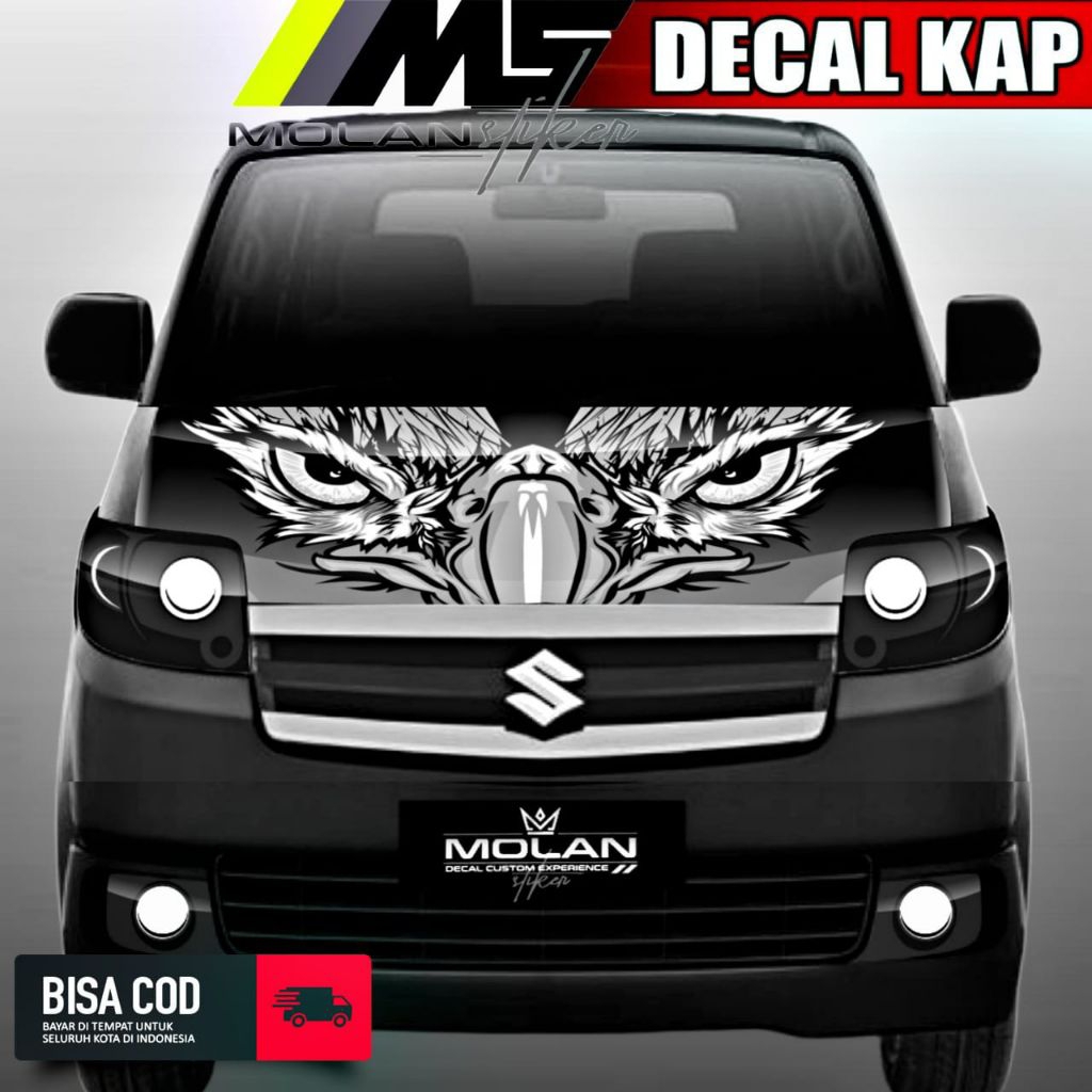 Jual Decal Sticker Striping Variasi Kap/Kabin Suzuki APV Decal Kabin ...