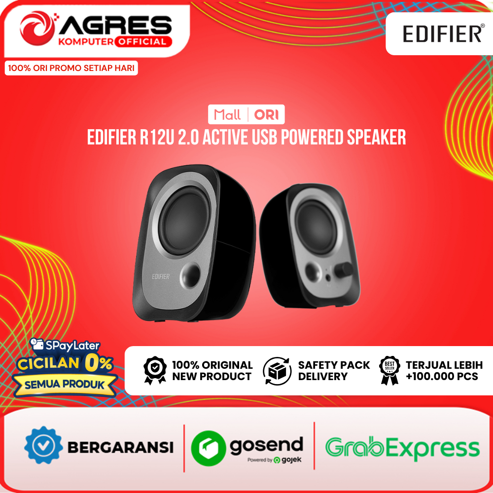 Jual EDIFIER R12U 2.0 ACTIVE USB POWERED SPEAKER | Shopee Indonesia
