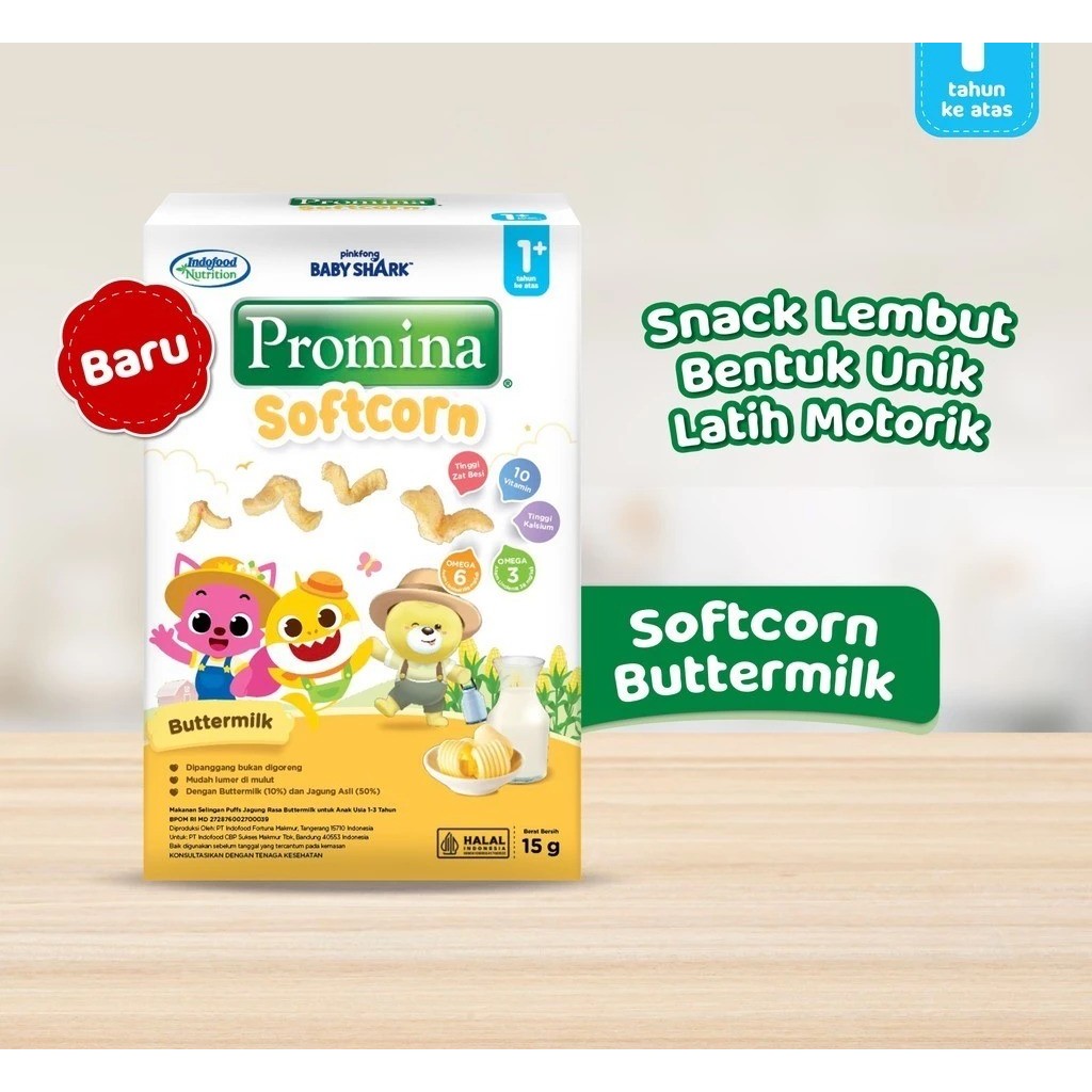 Jual PROMINA Softcorn Varian Buttermilk 15 gr | Shopee Indonesia