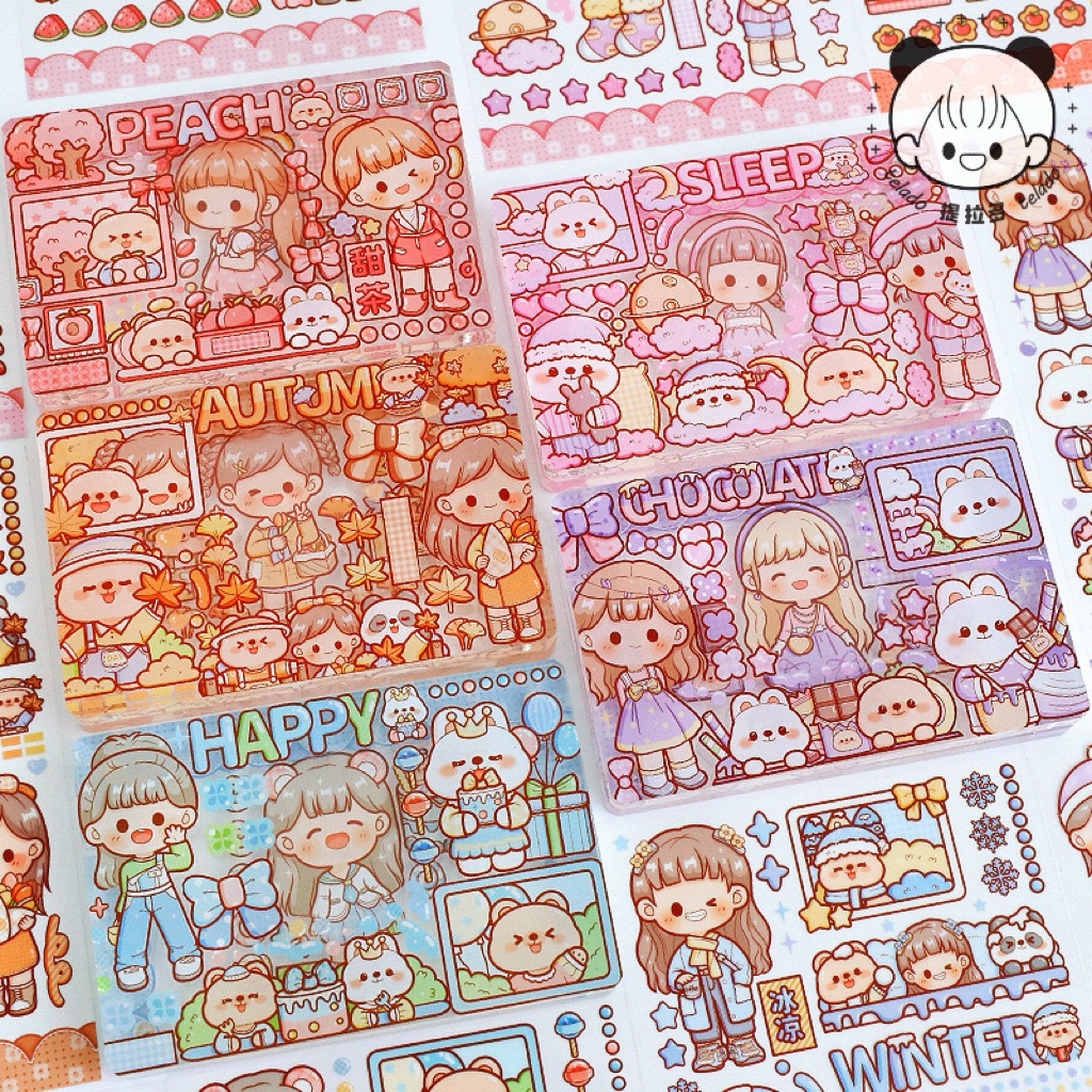 Jual [5 Lembar] Stiker Dodojam Telado Jurnal Aesthetic Sticker Lucu ...