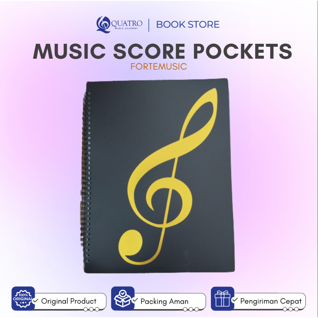 Jual Buku Folder Partitur A4 40 Halaman Piano Sheet Music Score / Music ...