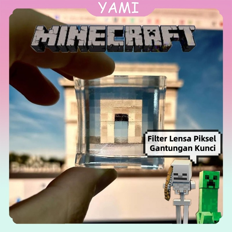 Jual Gantungan Kunci Minecraft Filter Lensa Piksel Kreatif / Liontin ...