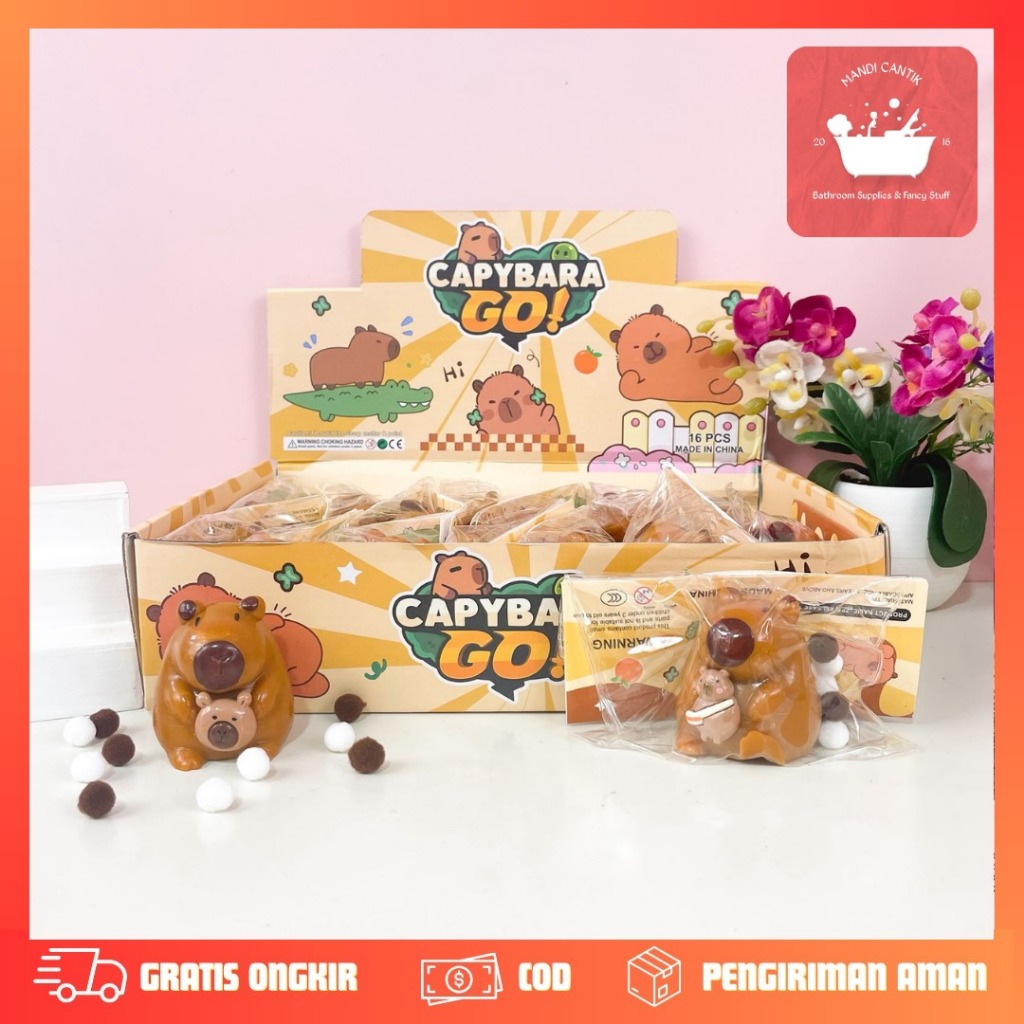 Jual SQUISHY MAINAN TABA CAPYBARA ukuran 5*4*3 cm MN-1985 LUCU IMUT ...
