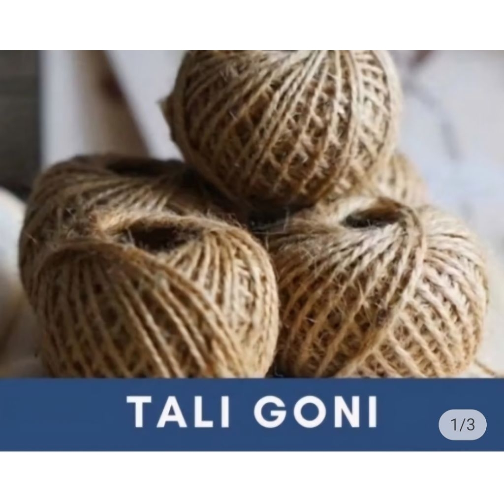 Jual Tali Rami 2 ply (rol) - 50 meter | Shopee Indonesia
