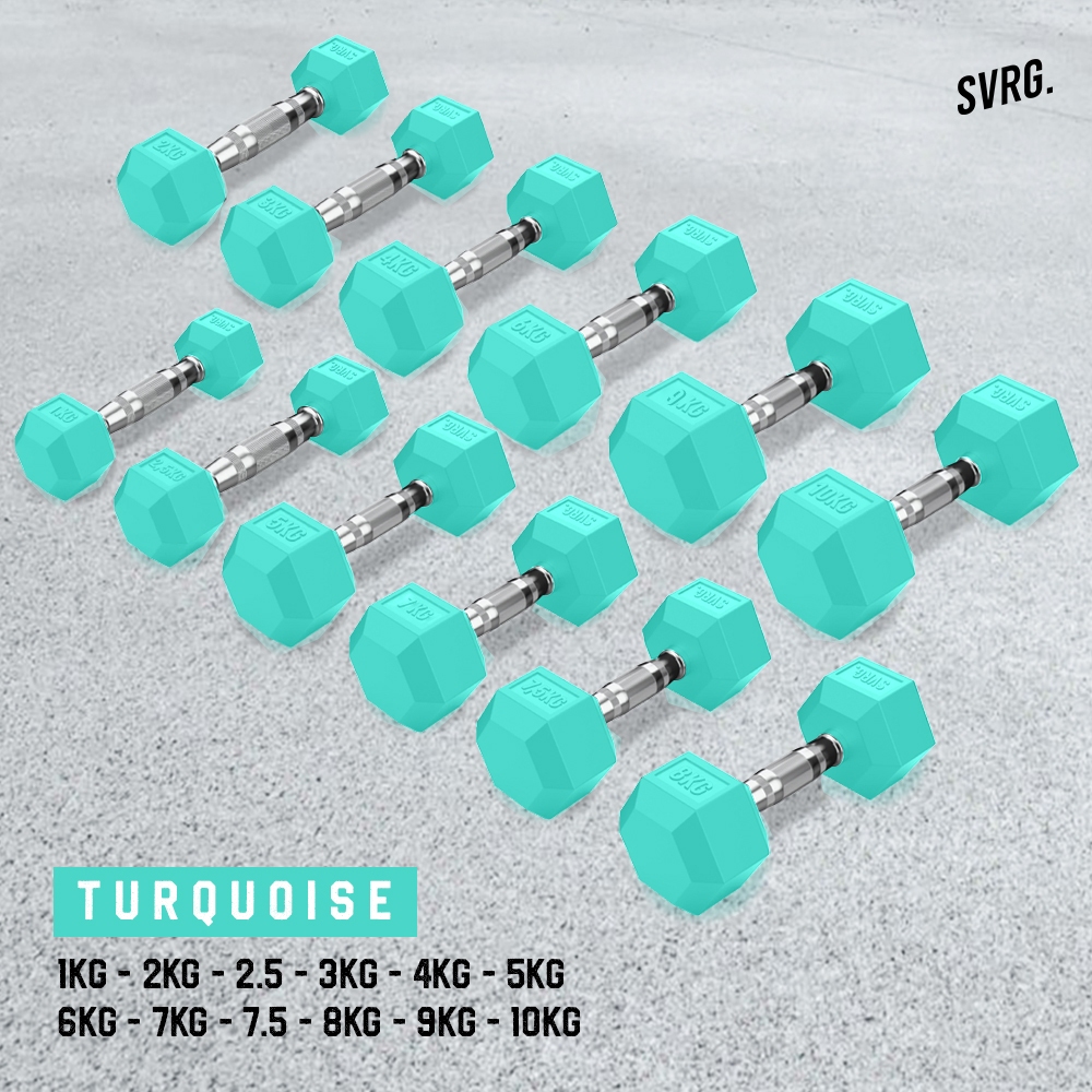 Jual Svarga Hexagonal Dumbbell 1Kg 2kg 3kg 4kg 5kg 6kg 7kg