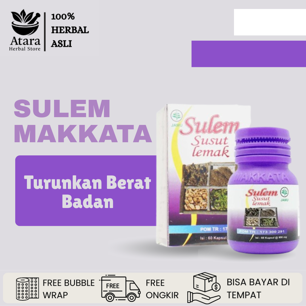 Jual Penurun Berat Badan Sulem Makkata Herbal Original Pria Dan Wanita ...