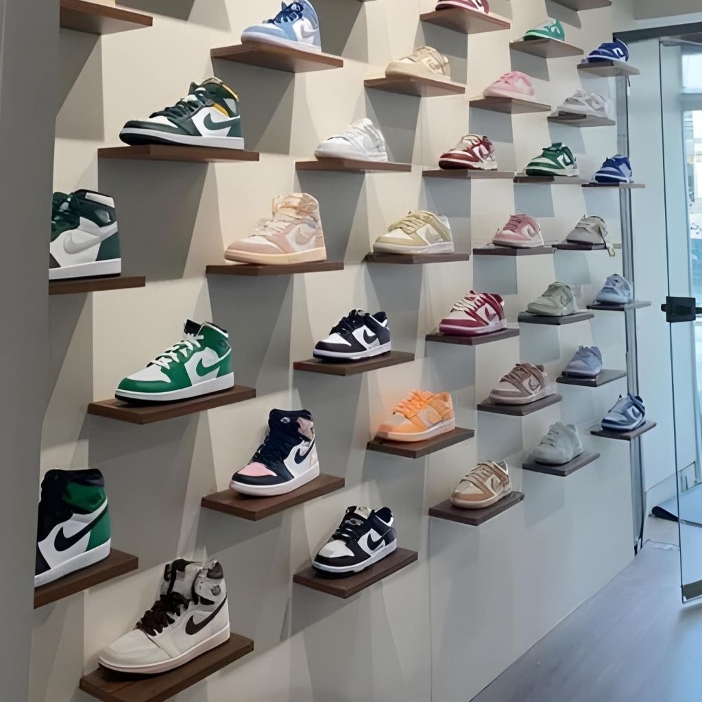 Jual Display Rak Sepatu,Rak Sepatu,Rak Gantung Toko Sepatu, Gantungan ...
