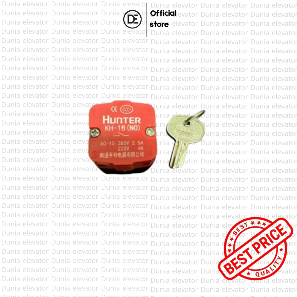 Jual Key Switch HUNTER Type KH-18 (NO) | Shopee Indonesia