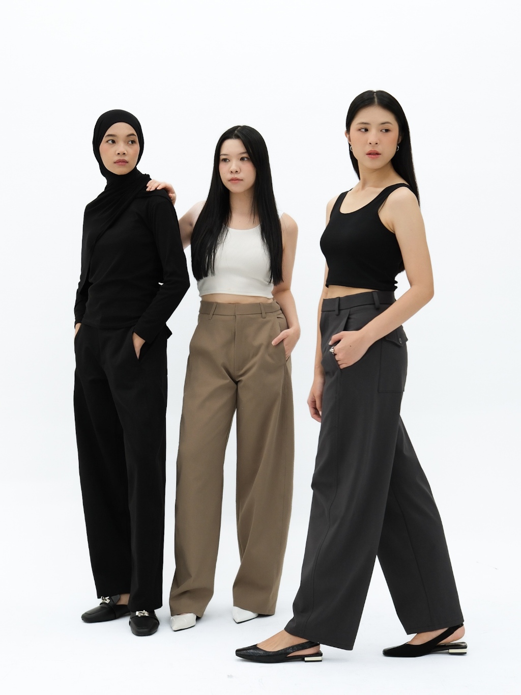 Jual HULM - Comme Barrel Pants | Barrel Pants Wanita | Shopee Indonesia