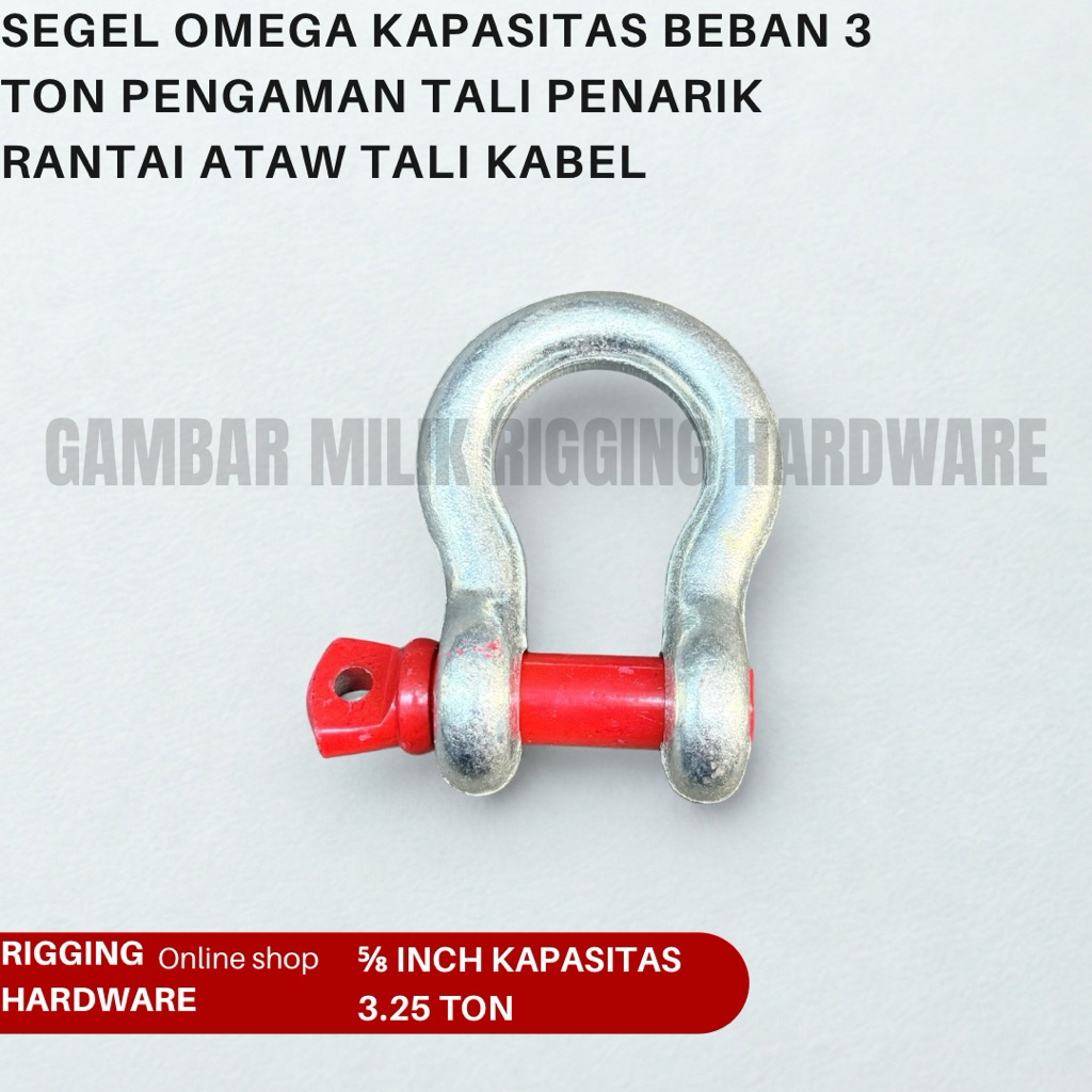 Jual Bow Segel omega 5/8 inch 3 Ton Screw pin pengaman talik penarik ...