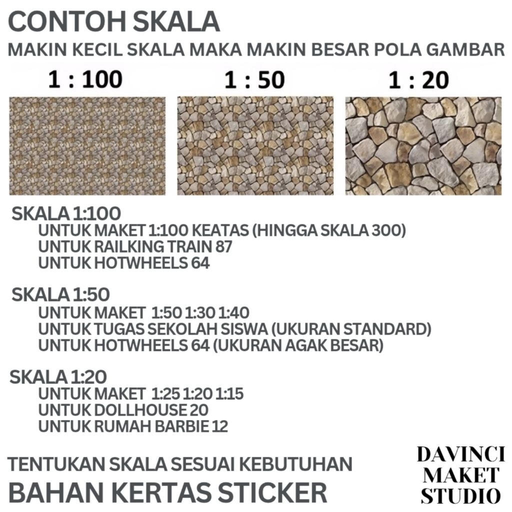 Jual Kertas Tekstur Bahan Paving 01 Maket Diorama - Motif Paving ...