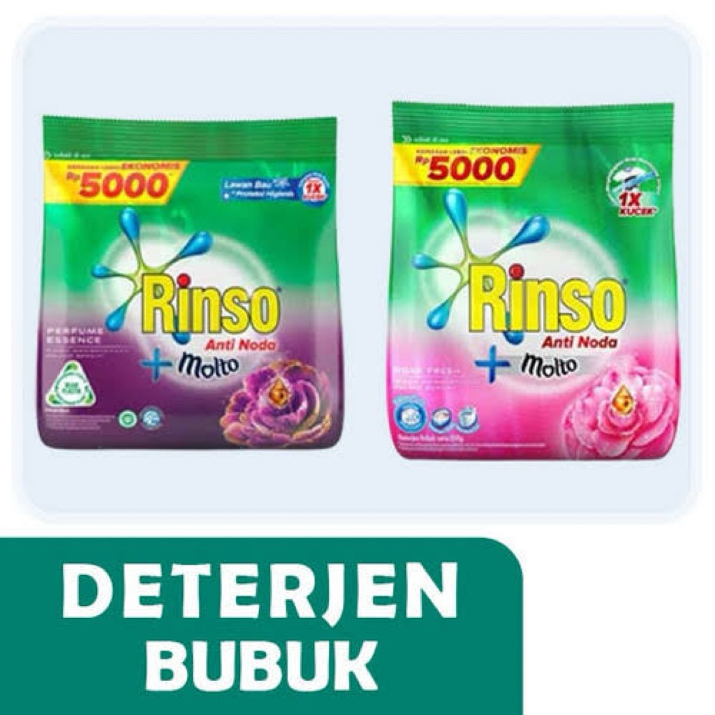 Jual Rinso Deterjen Bubuk / Rinso 5000 / Rinso Molto | Shopee Indonesia